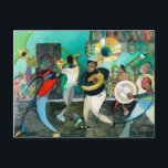 Musik Malerei "New Orleans Jazz" Postkarte<br><div class="desc">Dieses lustige Musikdesign, basierend auf einem Aquarellbild mit dem Titel "New Orleans Brass Band Jazz" von David Ralph, ist ideal für den Party, der New Orleans Liebe. Eine Gruppe junger New Orleans-Musiker spielen eine neue Marke von Ragtime-Messing-Band Jazz für die Menge in der Bourbon-Straße im französischen Viertel. Mit der Tradition...</div>