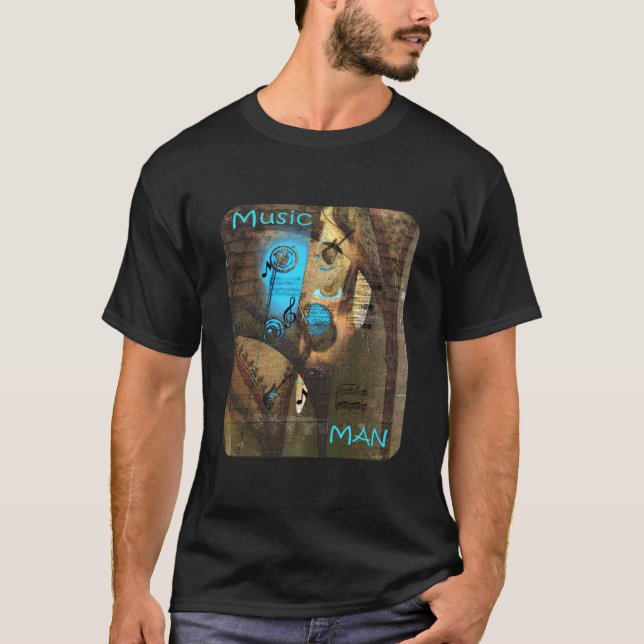 Musik-Mann T-Shirt (Vorderseite)