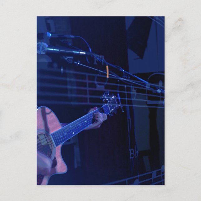 Musik-Mike - 1. Version Postkarte (Vorderseite)