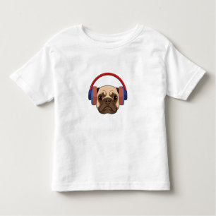 Musik mit Headphone spielen Kleinkind T-shirt
