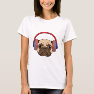 Musik mit Headphone spielen T-Shirt