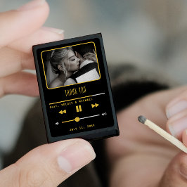Musik MP3 Player Hochzeitsfoto Schwarz & Gold