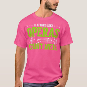 Musik Musicalisches Chor Opernsänger T-Shirt