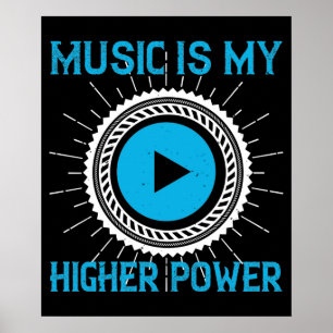 Musik - Musik ist mein höherer Power Poster