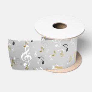 Musik, Musik, Noten, Weiß, Melodie, Klang, Ton, Satinband