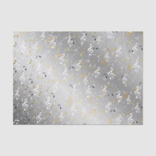 Musik, Musik, Noten, Weiß, Melodie, Klang, Ton, Seidenpapier