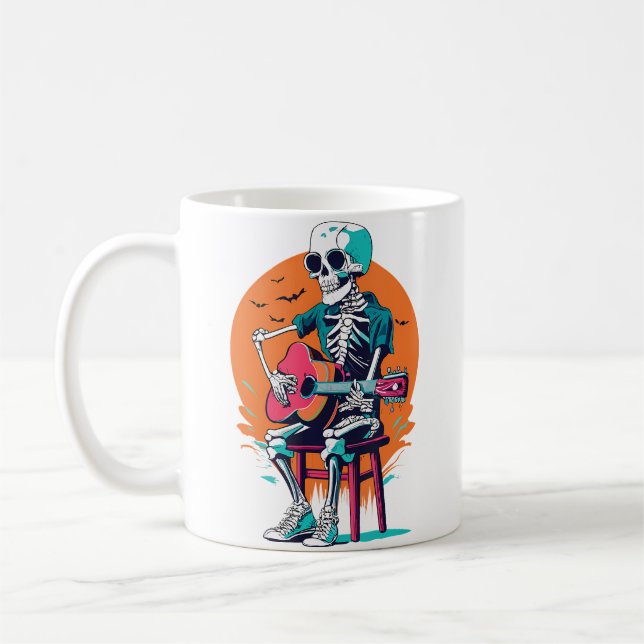 Musik Musiker Gruselig Kaffeetasse (Links)