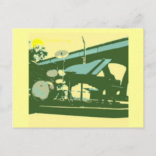 Musik/Musiker/Lehrer Postkarte