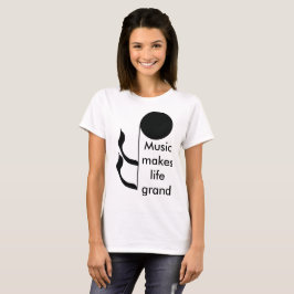 Musik-Musiker machen Leben großartigen T-Shirt