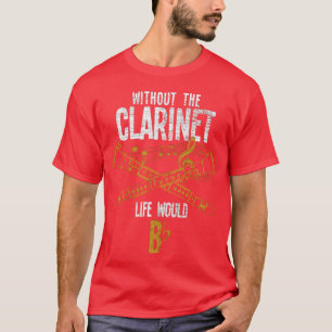 Musik Musiker Musikinstrument Klarinettenfamilie T-Shirt
