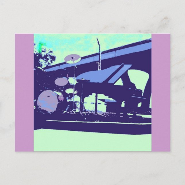 Musik/Musiker Postkarte (Vorderseite)