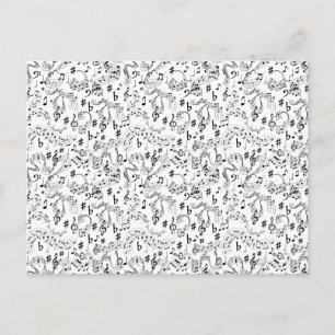 Musik, Musikhinweise Postkarte