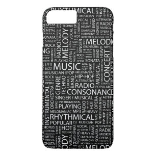 MUSIK-Muster-Wortwolke Case-Mate iPhone Hülle