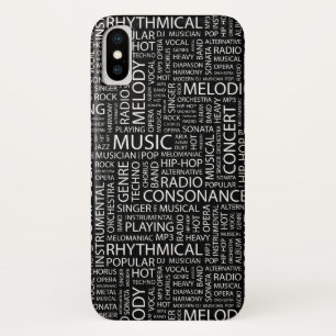 MUSIK-Muster-Wortwolke Case-Mate iPhone Hülle