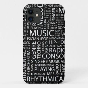 MUSIK-Muster-Wortwolke Case-Mate iPhone Hülle