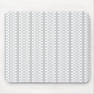 Musik Nordischer Strick Text ASCII Kunst Schwarz/W Mousepad