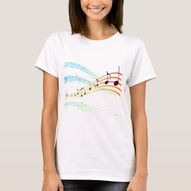 Musik, Noten, Klon T-Shirt (Vorderseite)