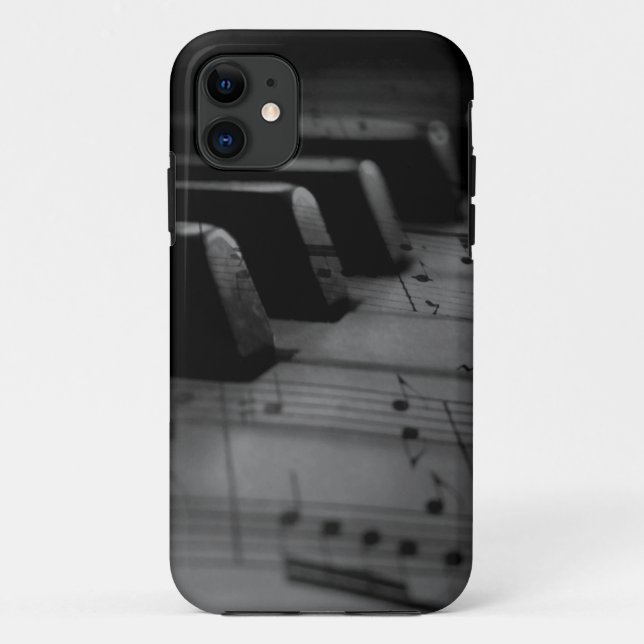 Musik Piano Keys Case-Mate iPhone Hülle (Rückseite)