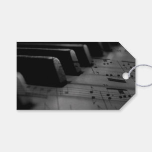 Musik Piano Keys Geschenkanhänger