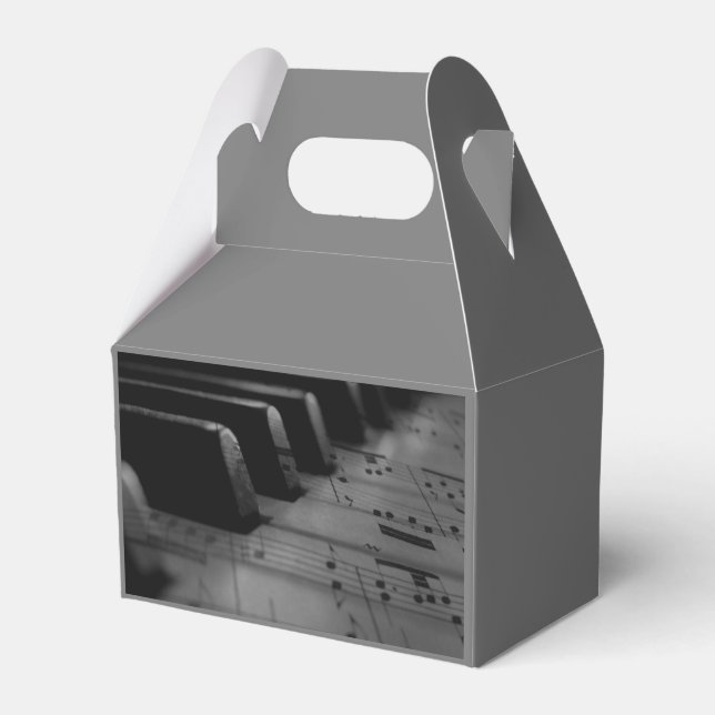 Musik Piano Keys Geschenkschachtel (Vorderseite)