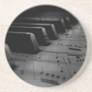 Musik Piano Keys Getränkeuntersetzer