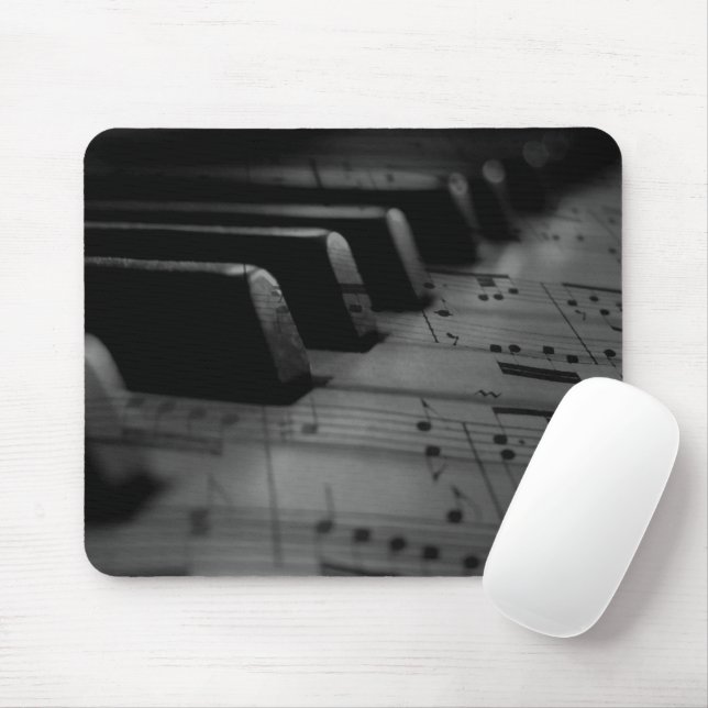 Musik Piano Keys Mousepad (Mit Mouse)