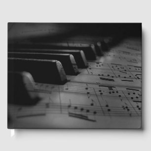 Musik Piano Schlüssel Veranstaltung und Datum im S Gästebuch