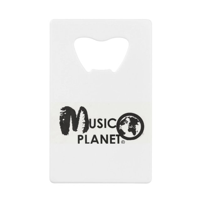 MUSIK PLANET MERCH GELDBEUTEL FLASCHENÖFFNER (Vorderseite)