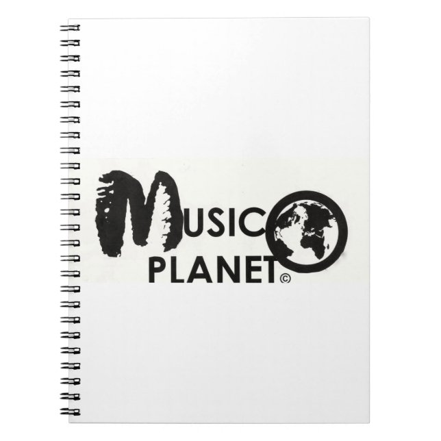 MUSIK PLANET MERCH NOTIZBLOCK (Vorderseite)