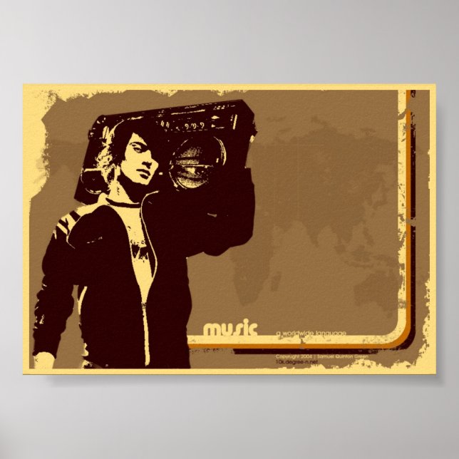 Musik Poster (Vorne)