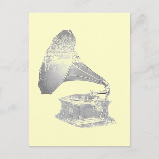 Musik Postkarte (Vorderseite)