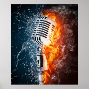 "Musik-Power-" Plakat