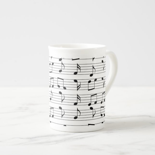 Musik Prozellantasse (Vorderseite Rechts)