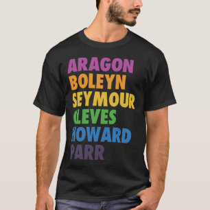 Musik Retro Six Das Musical Aragon Howard Parr Rai T-Shirt