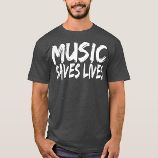 Musik Rette Lives Music Lover Geschenke T-Shirt