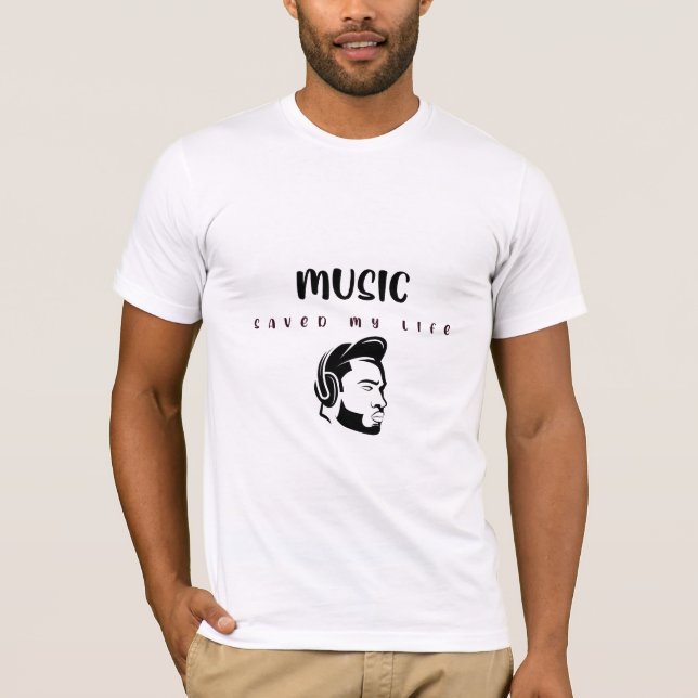 Musik Rettete mein Leben T-Shirt (Vorderseite)