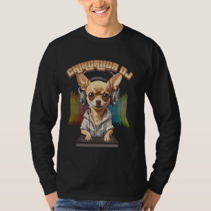 Musik Rockstar Chihuahua Hund Lustiges Tier Musike T-Shirt