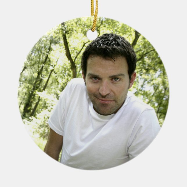 Musik Ryans Kelly - Verzierung - grüne Bäume Keramik Ornament (Vorne)