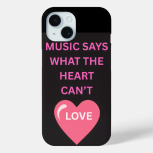 Musik sagt, was das Herz nicht kann Apple iPhone Case-Mate iPhone Hülle