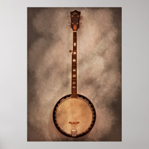 Musik - Saiten - Banjo Poster