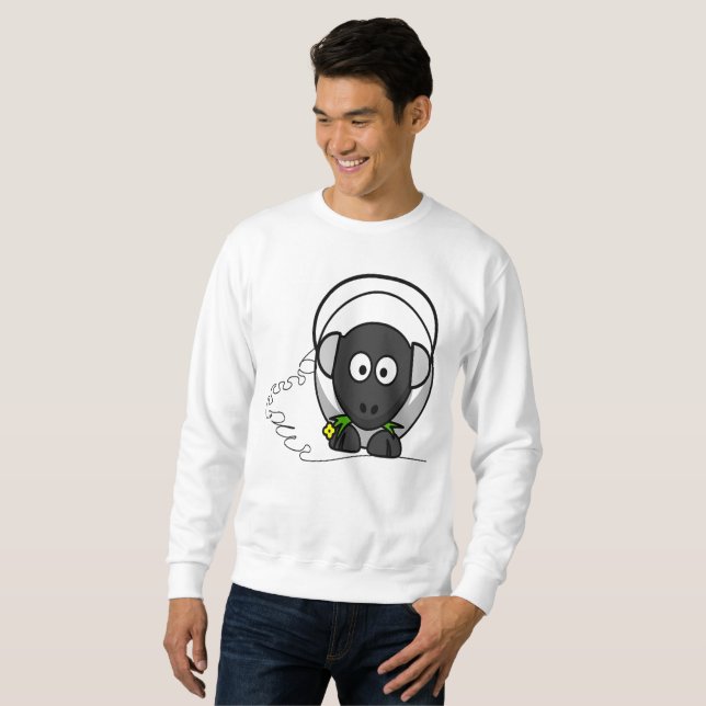 Musik Schaf Sweatshirt (Vorne ganz)