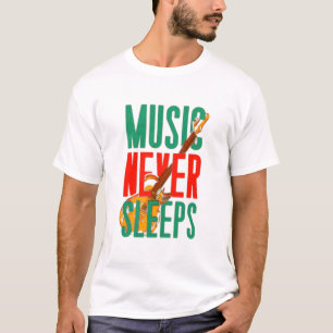 Musik schläft nie T-Shirt