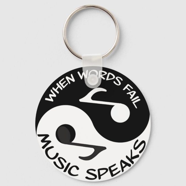 Musik Schlüsselanhänger (Vorderseite)