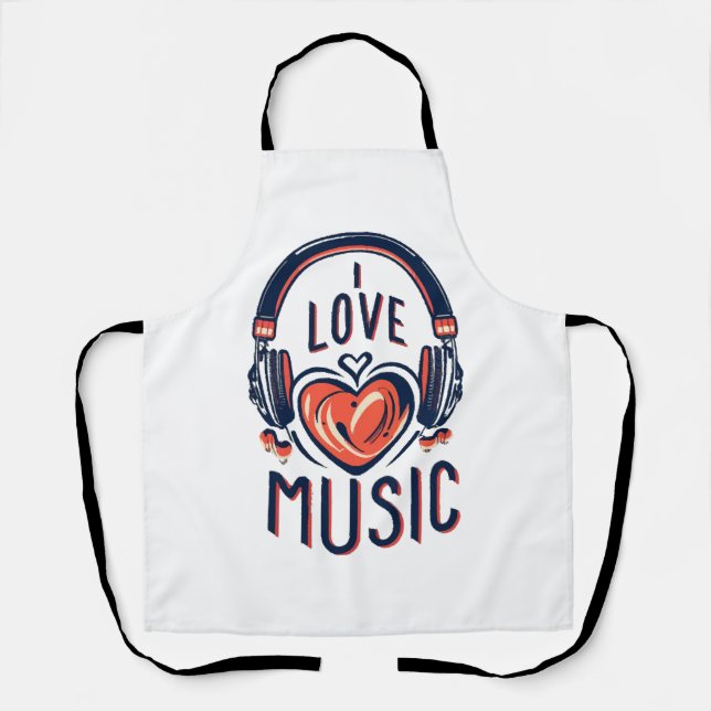 Musik Schürze (Vorderseite)