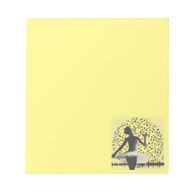 Musik - Selbstchoing (Papeterie-Version) Notizblock (Vorderseite)