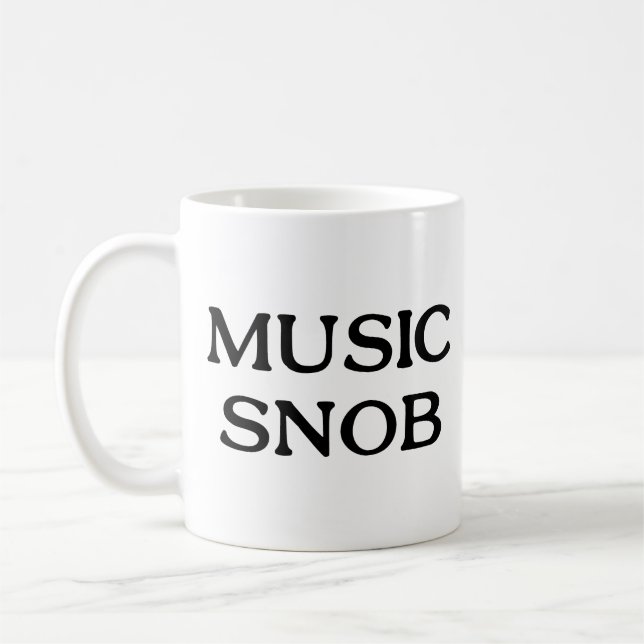 Musik-Snob Tasse (Links)