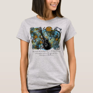 Musik sollte Feuer schlagen "Inspirationssätze" T-Shirt