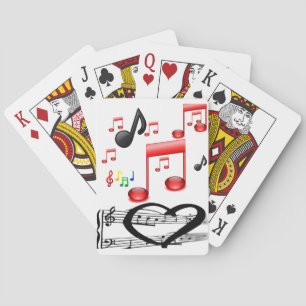Musik Spielkarten Deck