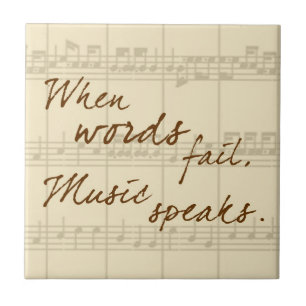 Musik spricht fliese