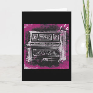 Musik spricht Grußkarte Karte